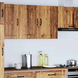 Kitchen Wall Cabinet "Lucca" Old Wood Engineered Wood 853835
