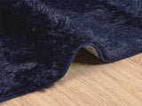 Shaggy Rug High Pile NAVARRA Navy 240x340 cm Polyester 4102859