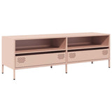 TV Cabinet Pink 135x39x43.5 cm Cold-rolled Steel 851335