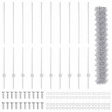 Fence and Post Silver 1.4 x 10 m Steel 3336298