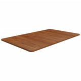 Bathroom Countertop Dark Brown 100x60x1.5cm Treated Solid Wood 343027