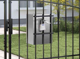 Mailbox with Storage Silver 30 x 20 x 55 cm Stainless Steel 874951