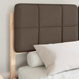 Bed Frame with Upholstered Headboard Taupe 160 x 200 cm 3398187