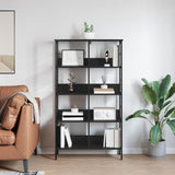 Bookshelf Black Oak 82 x 32 x 144.5 cm Engineered Wood 883982