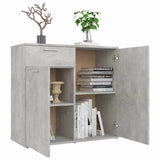 805774 Sideboard Concrete Grey 80x36x75 cm Engineered Wood