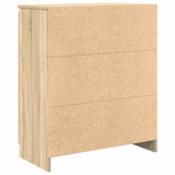 Sideboard with Drawers Sonoma Oak 71x35x84 cm Engineered Wood 861582