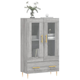 Highboard Grey Sonoma 69.5x31x115 cm Engineered Wood 828290