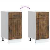 Kitchen Base Cabinet Lucca Smoked Oak Engineered Wood 853712