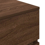 Bedside Cabinets with 3 Drawers 2 pcs Brown Oak 39x35x65 cm 861350