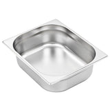 Gastronorm Containers 4 pcs GN 1/2 100 mm Stainless Steel 50888
