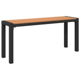 Garden Bench Brown 100 x 28 x 45cm Steel 42001772