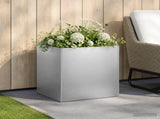 Garden Planter Silver 45 x 45 x 45 cm Stainless Steel 8004974