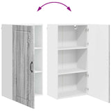 Wall Cabinet PORTO Grey Sonoma 50 x 31 x 100 cm Engineered Wood 885481