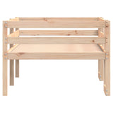 ZNTS Kids' Bed Frame without Mattress 75x190 cm Small Single Solid Wood Pine 846870