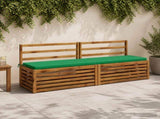 Bench Cushions SOEST 2 pcs 100% Polyester Green 180 x 40 x 5 cm 949179
