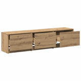 TV Cabinet with LED with Drawer Artisian Oak 165 x 34 x 40 cm 3418720