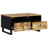 Coffee Table 80x54x40 cm Solid Wood Mango&Engineered Wood 351954
