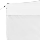 Professional Folding Party Tent with Walls Aluminium 4.5x3 m White 45500