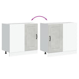 Kitchen Base Cabinet Kalmar Concrete Grey Engineered Wood 854322
