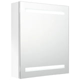 LED Bathroom Mirror Cabinet Shining White 50x14x60 cm 326486