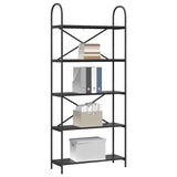 Bookshelf Black Oak 80 x 30 x 183 cm Engineered wood 879887