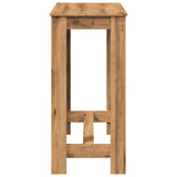 Bar Table Artisan Oak 102x50x103.5 cm Engineered Wood 854417