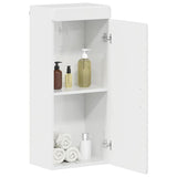 Bathroom Wall Cabinet TULUM High Gloss White 37 x 24.5 x 86 cm 880335