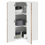 Wall Corner Cabinet LUCCA Old Wood 57 x 57 x 100 cm 885173