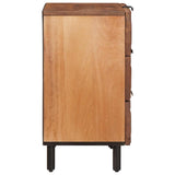 Bedside Cabinet Brown 50 x 33 x 62 cm Solid Mango Wood 4017909