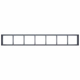 Planter Anthracite 280x40x40 cm Cold-rolled Steel 860691