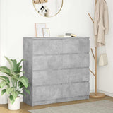 Sideboard Concrete Grey 100x35x99 cm Engineered Wood 3328492