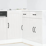 Kitchen Base Cabinet "Lucca" High Gloss White Engineered Wood 854310