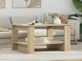 Coffee Table Sonoma Oak 72 x 50 x 50 cm Engineered Wood 8000190