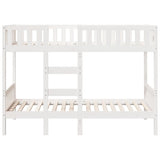 Bunk Bed White 80x200 cm Solid Wood Pine 3308599