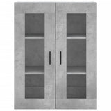 Highboard Concrete Grey 69,5x34x180 cm Engineered Wood 3198229
