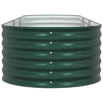 Garden Raised Bed Green 320 x 80 x 44 cm Steel 42008128