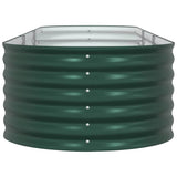 Garden Raised Bed Green 320 x 80 x 44 cm Steel 42008128