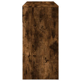 Dressing Table with Mirror Smoked Oak 80x39x80 cm 840706