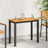 Table Top Oil Natural 100 x 50 x 2 cm Solid Acacia Wood 4108095