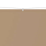 Vertical Awning Taupe 60x1200 cm Oxford Fabric 148401