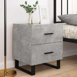 Bedside Cabinets 2 pcs Concrete Grey 40x35x47.5 cm Engineered Wood 827365