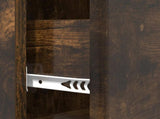 Drawer Cabinet Smoked Oak 33 x 34.5 x 90 cm Engineered Wood 895540