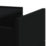 Wall-mounted Bedside Cabinets 2 pcs Black 45x30x35 cm 848328