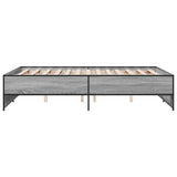 Bed Frame without Mattress Grey Sonoma 140x190 cm 3279900