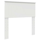 Storage Bed with Headboard White 90 x 200 cm Engineered Wood 3410833