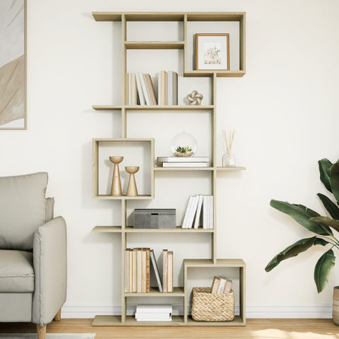 Book Cabinet Sonoma Oak 92x29x188 cm Engineered Wood 3310318