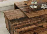 Coffee Table Set 2 pcs Old Wood Engineered Wood 8000266