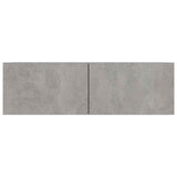 4 Piece TV Cabinet Set Concrete Grey 100x30x30 cm Engineered Wood 3079061