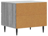 Bedside Cabinet Grey Sonoma 43 x 34.5 x 47.5 cm Engineered Wood 894767