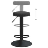 Bar Stools 2 pcs Black Velvet 333140